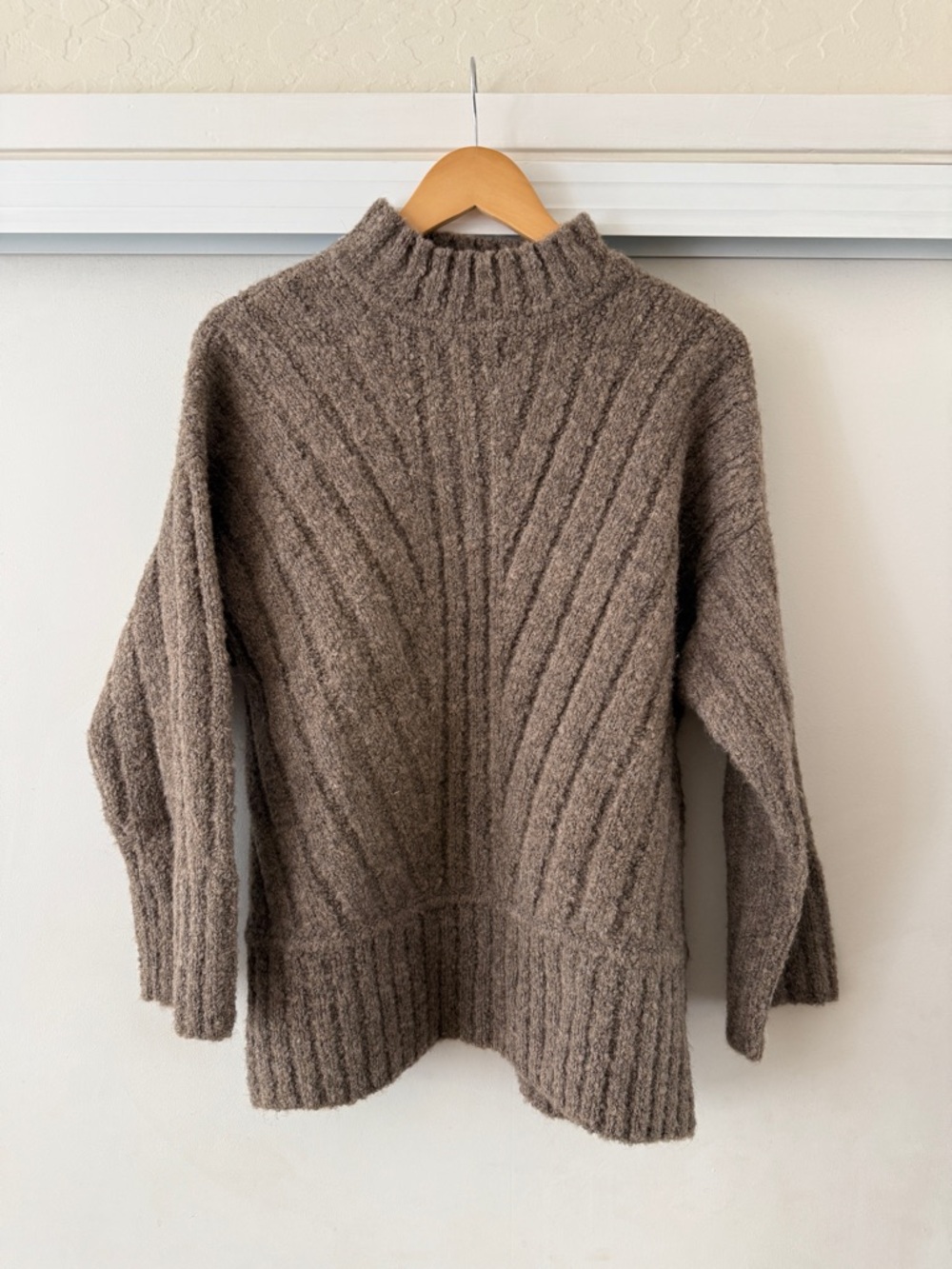 Kordal Ribbed Mock Neck Sweater